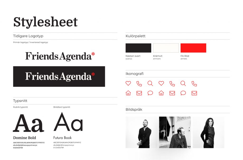 Stylesheet Friends agenda